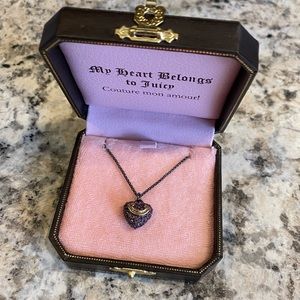 🛑 SOLD Juicy Couture ❤️ Pave Heart Necklace